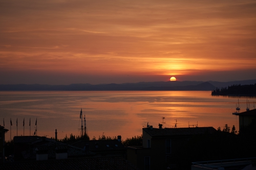 Gardasee Sonnenuntergang